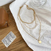 Vintage Multi-Layer Gold/Silver Plated Pendant Necklaces