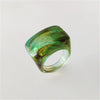 Arched Signet Resin Ring