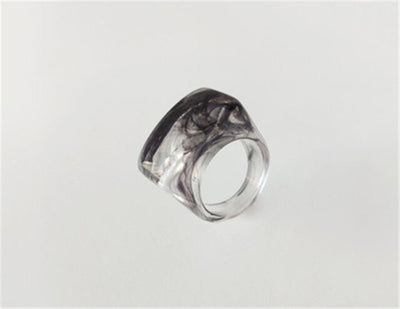 Arched Signet Resin Ring