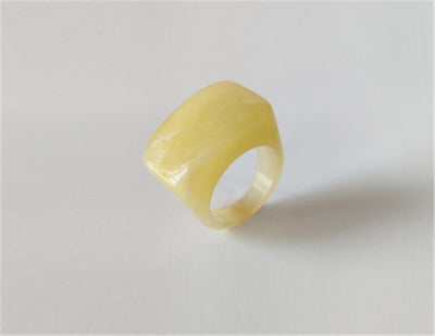 Arched Signet Resin Ring