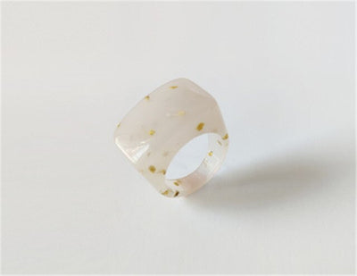 Arched Signet Resin Ring