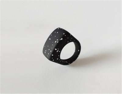 Arched Signet Resin Ring