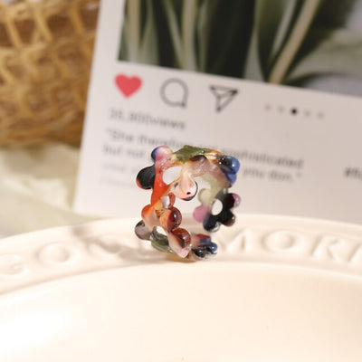 Resin Flower Band