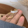 3-piece Enamel Ring Set