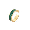 3-piece Enamel Ring Set