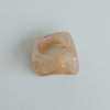 Irregular Block Resin Ring