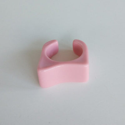 Irregular Block Resin Ring