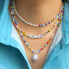 Multi Bead Smile Choker