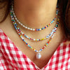 Multi Bead Smile Choker