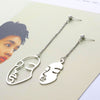 Abstract Face Drop Earrings